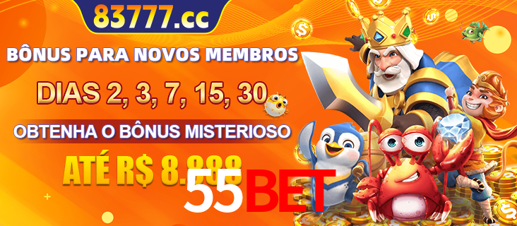 Anúncio dos benefícios para Membro VIP Sênior na plataforma 55bet, incluindo bônus promocionais, semanais e mensais, ilustrado com o personagem Fortune Tiger.